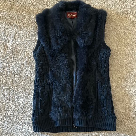 Furred Sweater Vest - Picture 1 of 7